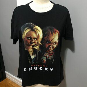 Bride of Chucky T-Shirt LARGE Horror Movie Goth Hot Topic Halloween